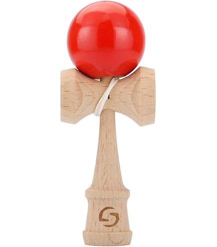 Antlers 赤 けん玉 木製 Amazon | けん玉 ジャンボ 大きい 24cm 赤 木製 パフォーマンス